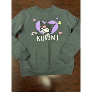Sanrio Kuromi Grey Crewneck Sweatshirt Size Small